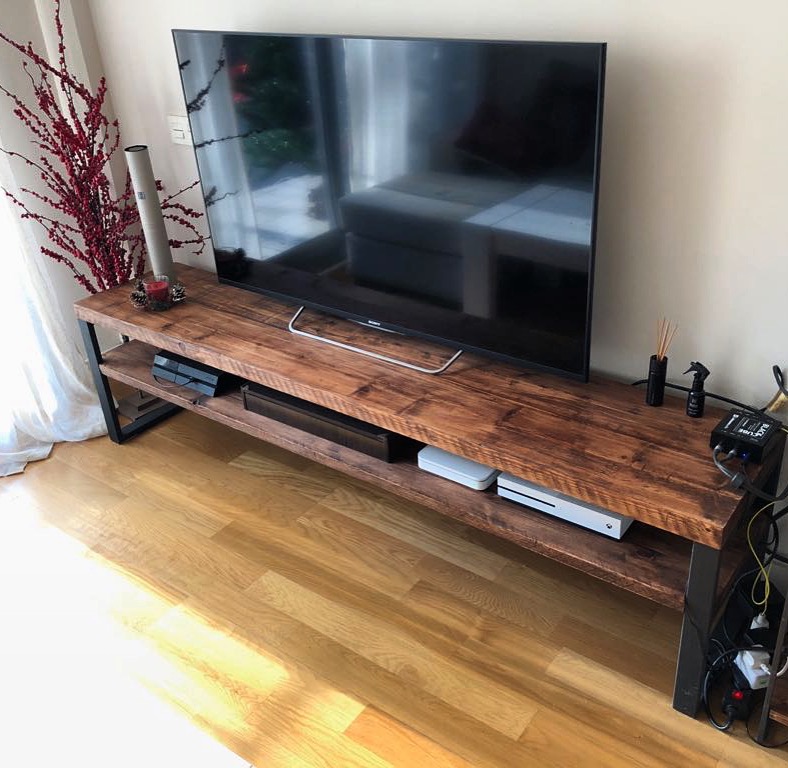Mueble TV industrial wood - Naturshome
